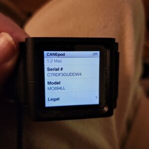 Apple iPod nano  with 16GB storage in graphite finish RARE MAKE Offer